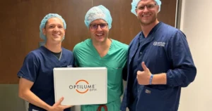 Dr. Colin Ryan after performing first case using Optilume procedure